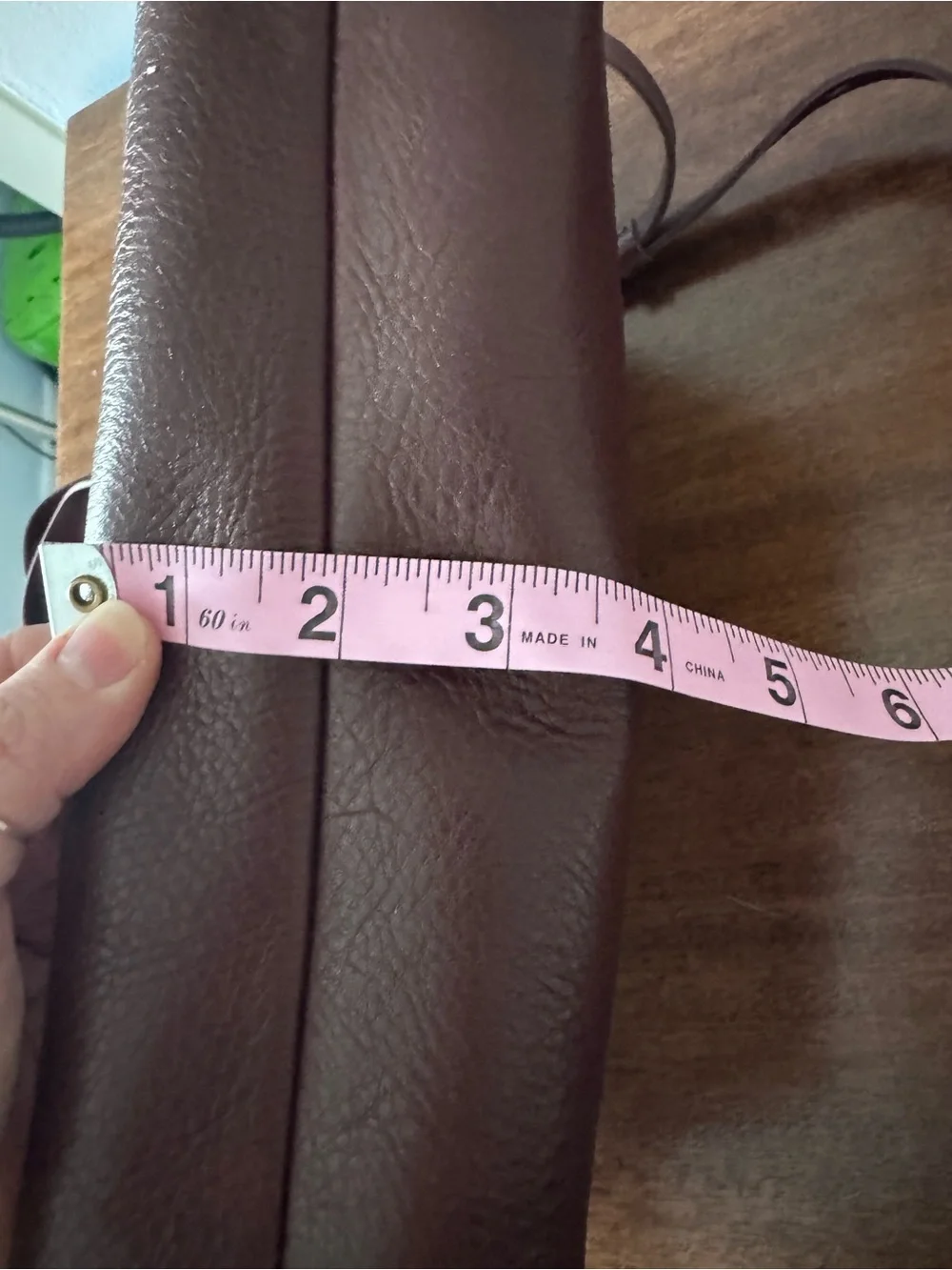 Madewell Leather Crossbody Tote in Deep Plum